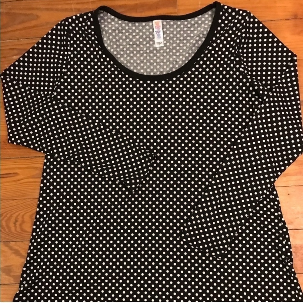 👚 GUC Lularoe Polka Dot Long Sleeve T-shirt - Picture 5 of 5